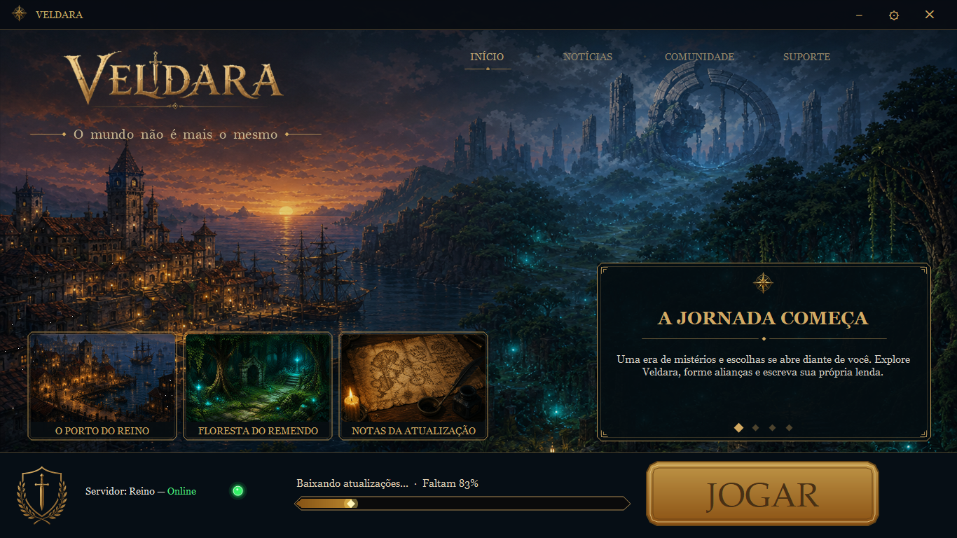 Launcher do Veldara